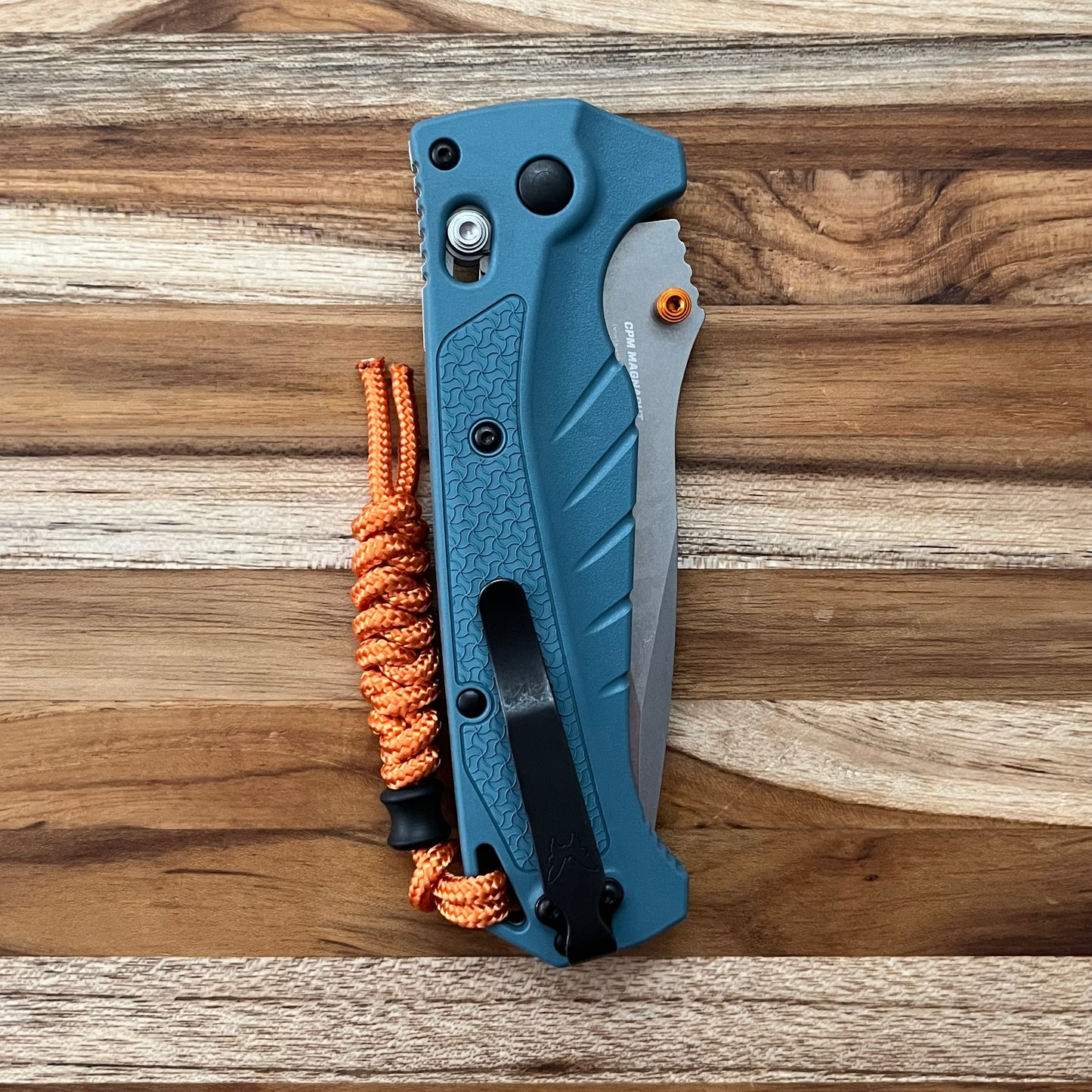 Benchmade Adira 3.6" Folding Knife w/ Depth Blue Grivory