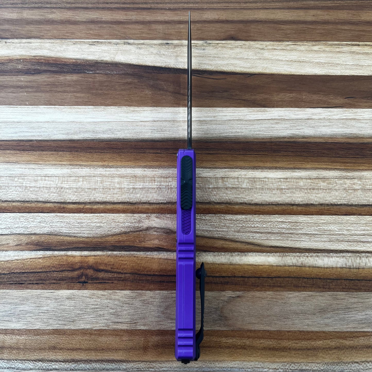 Microtech Hera II Mini P/S 3" OTF w/ Purple Aluminum Handle