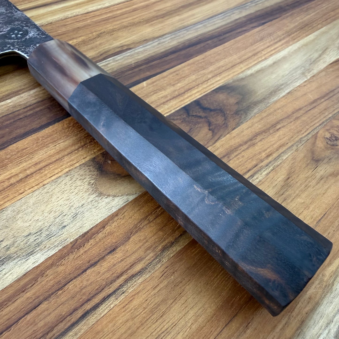 Tung Dao Custom 175mm (6.75") Nakiri w/ Kháo Burl Wa Handle