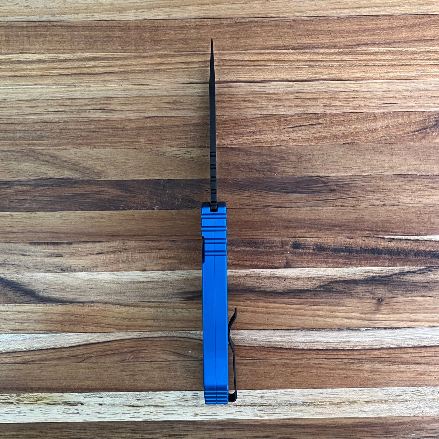 Pro-Tech Strider PT+ 2.5" Auto w/ Blue Aluminum Handle