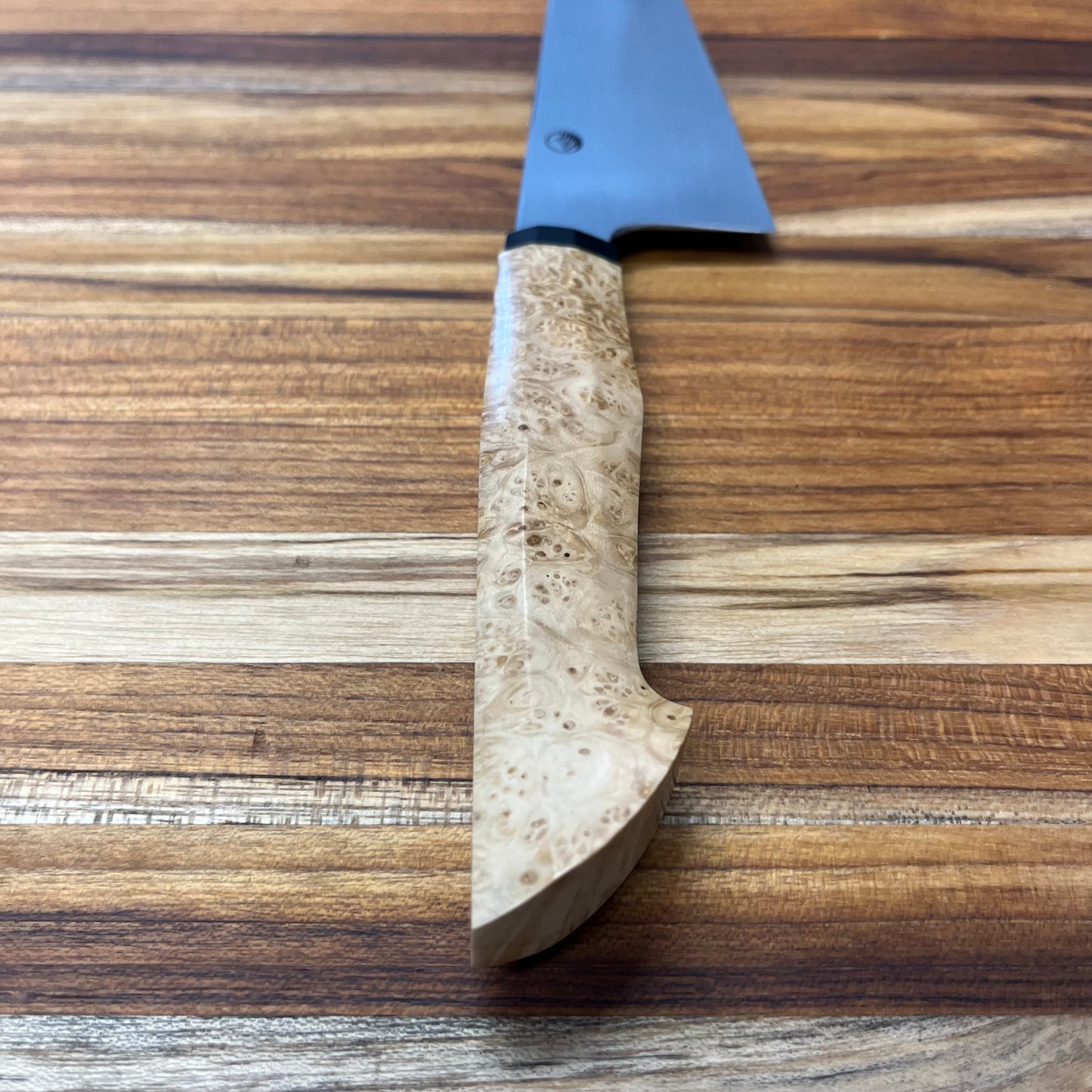 Enceladus 205mm (8") Gyuto w/ Western Box Elder & G10 Handle