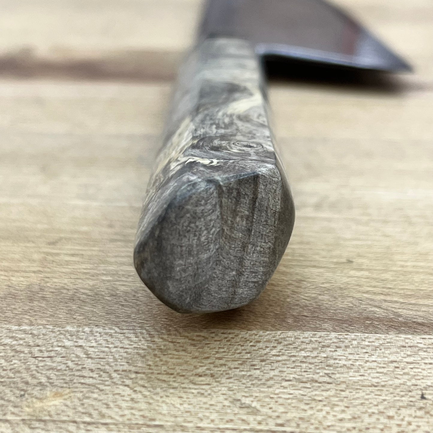 Baldwin Blades 210mm (8.25") Nakiri w/ Buckeye Burl Handle