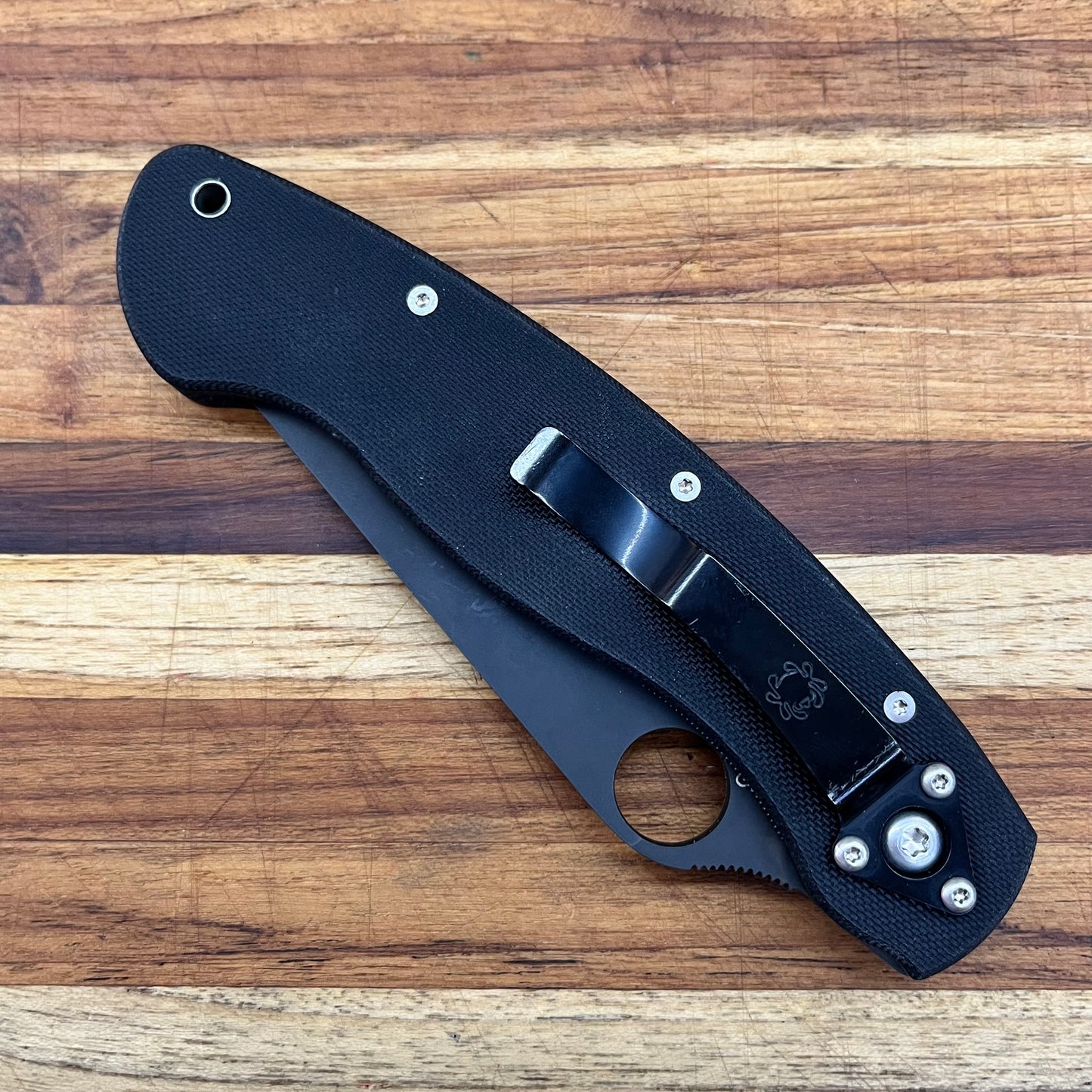Spyderco Military Black Blade Black G10 Folder