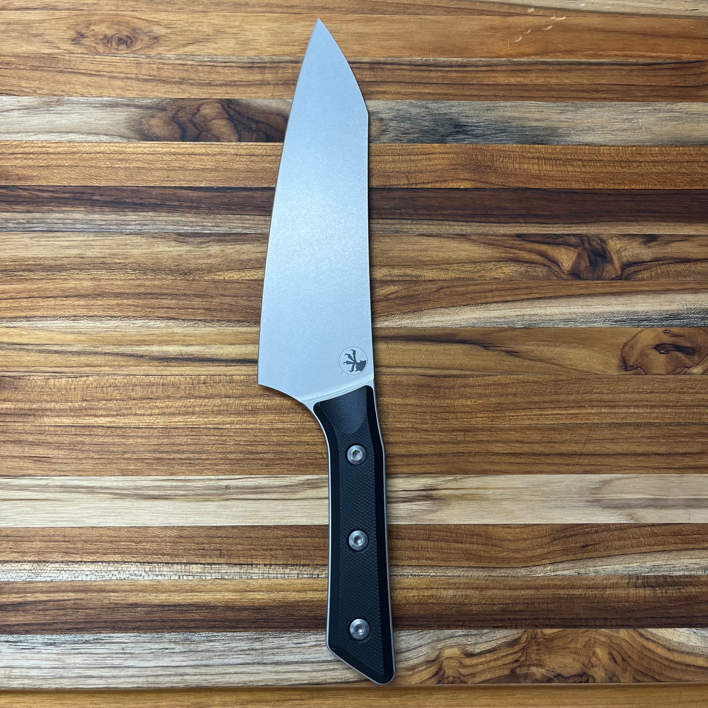 Microtech Culinary 8" Chef's Knife w/ Black G10 Handle