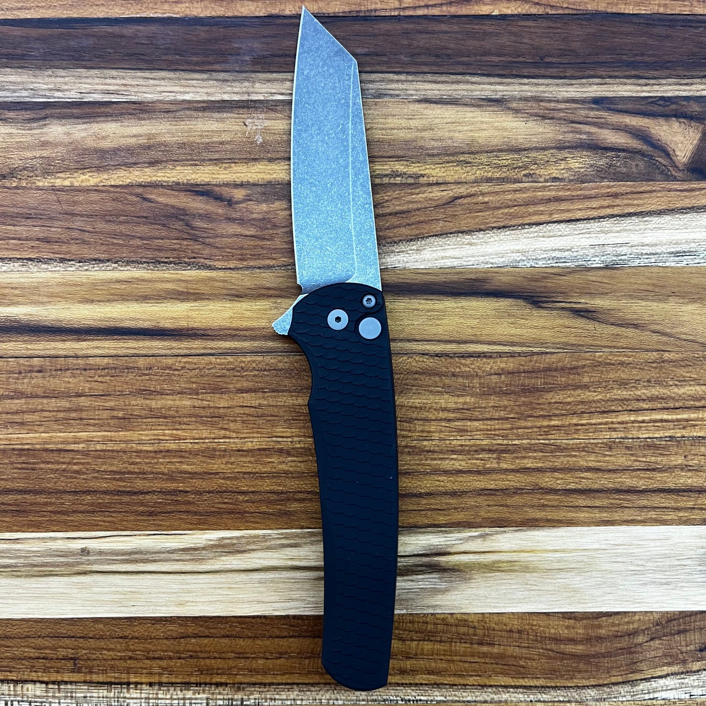 Pro-Tech Malibu 3.25" Flipping Knife w/ Black Dragon Scale Aluminum Handle
