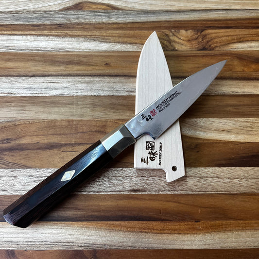 Mcusta Zanmai Natural Wood 90mm (3.5") Petty Saya w/ Pin