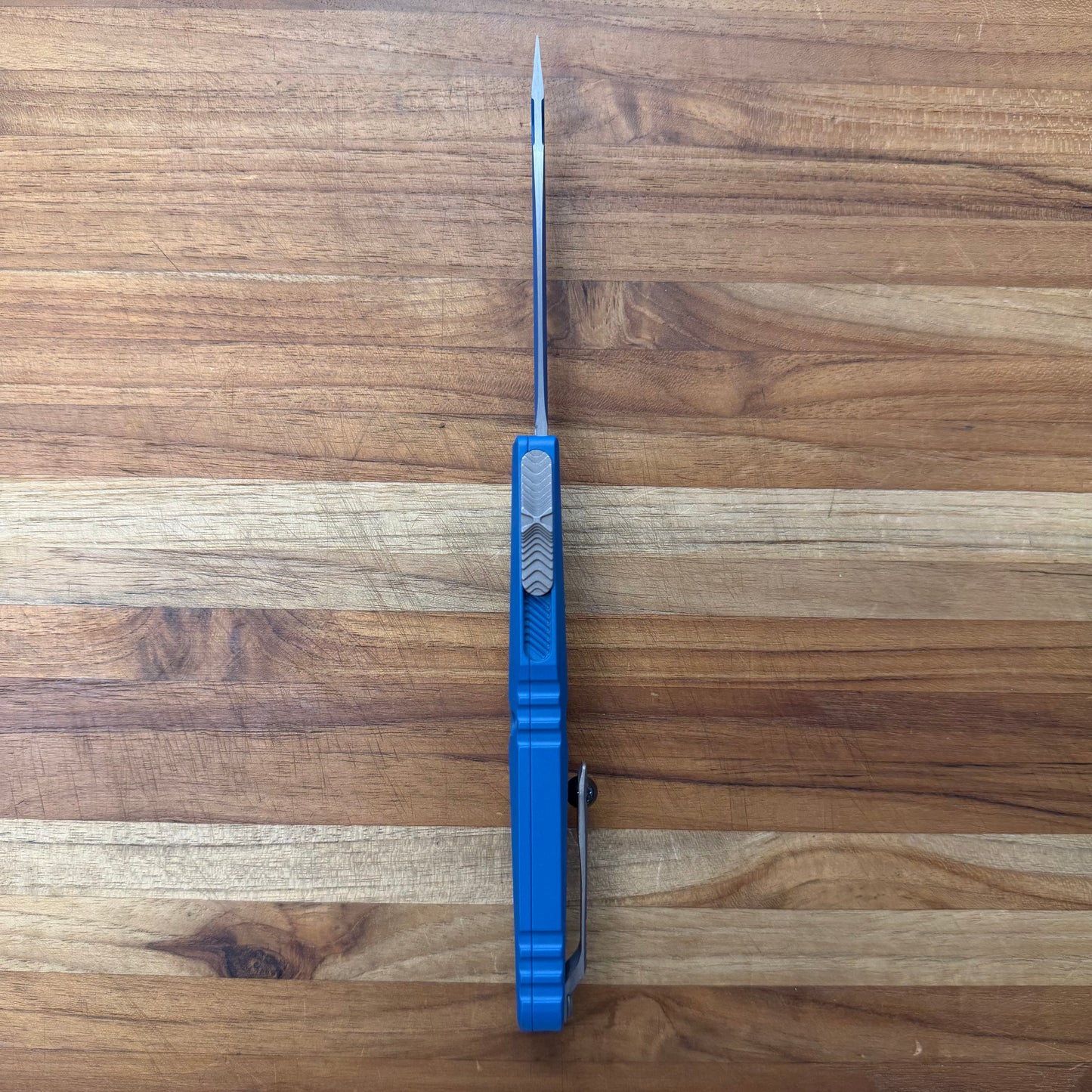 Microtech Combat Troodon Gen III T/E 4" OTF w/ Cerakote Blue Handle