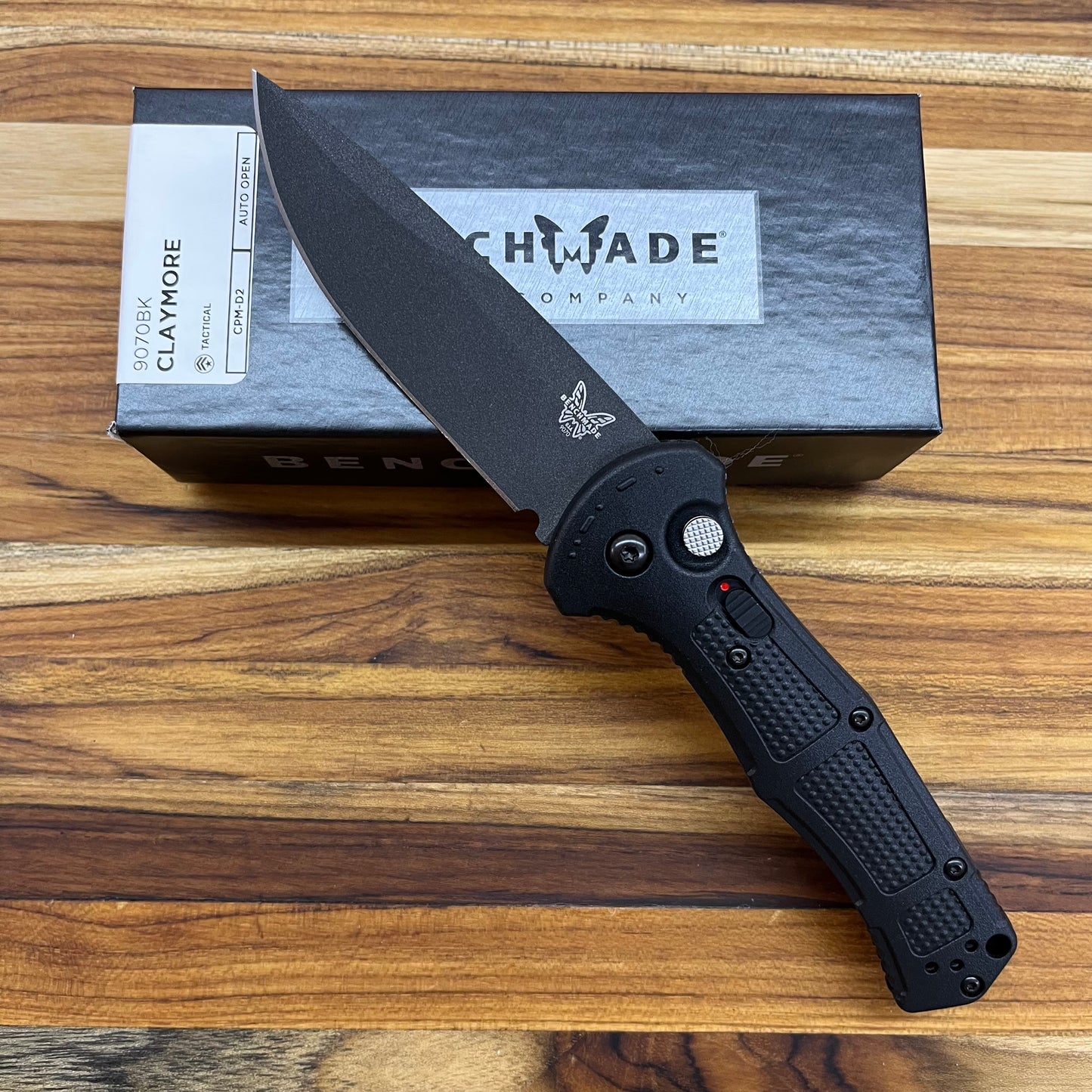 Benchmade Claymore 3.5" Auto w/ Black Grivory Handle
