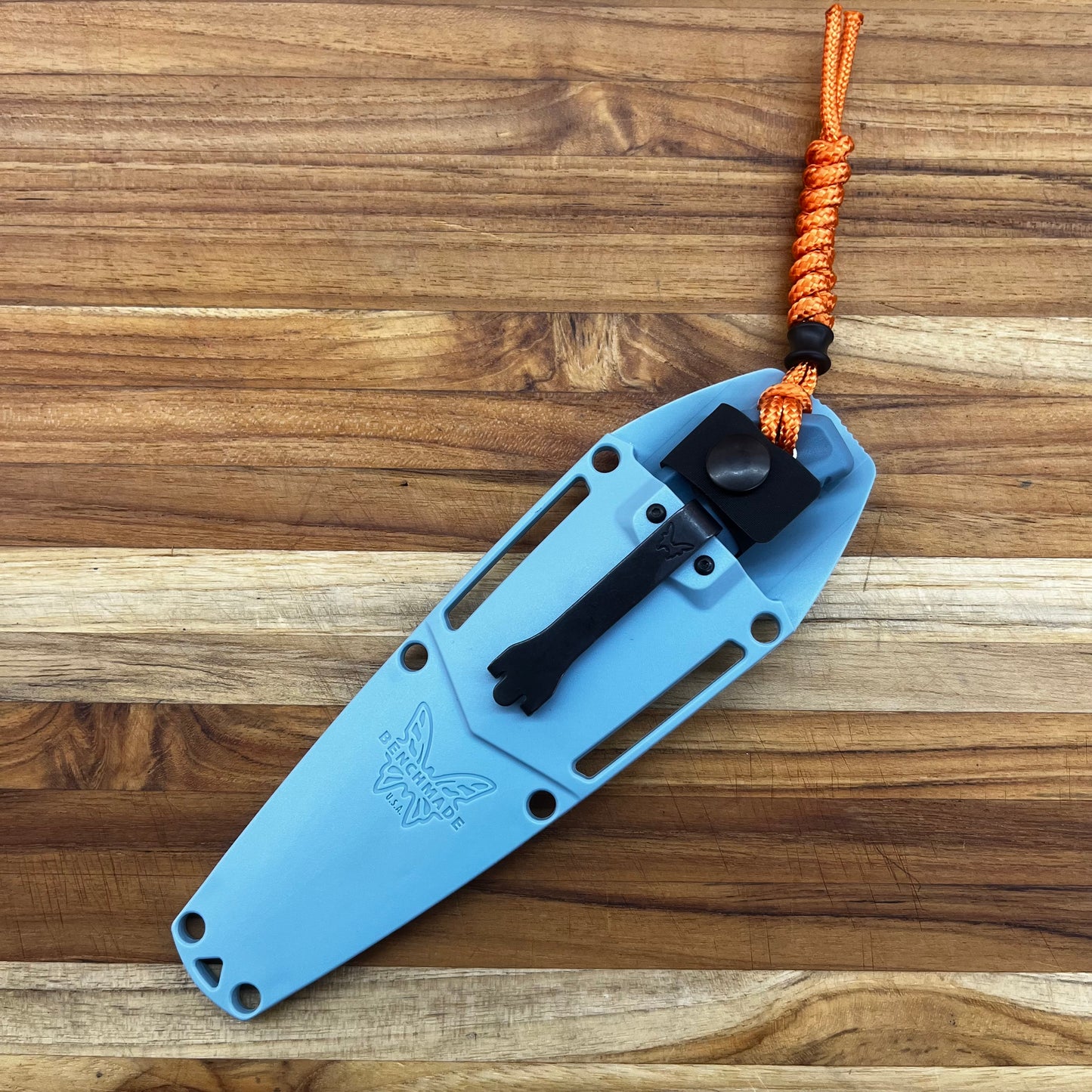 Benchmade Intersect 2.75” (P/S) Fixed Blade w/ Depth Blue Handle