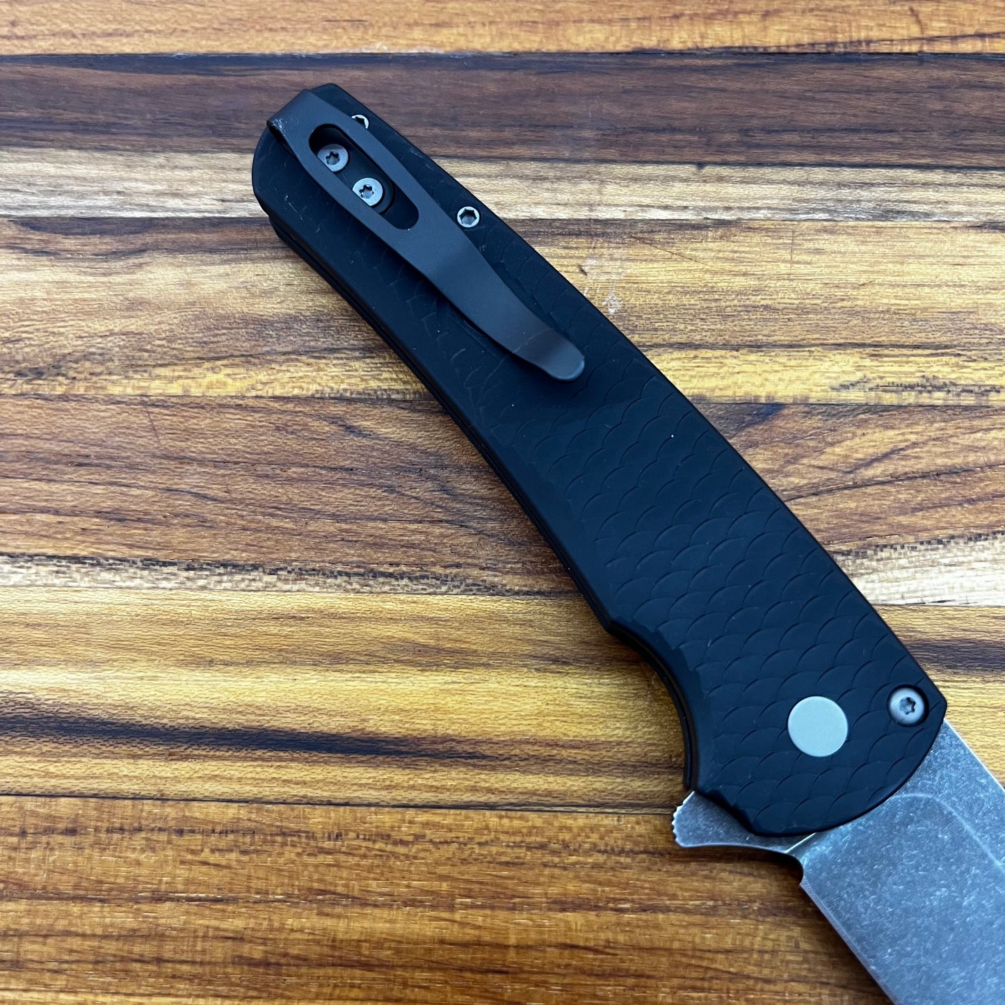 Pro-Tech Malibu 3.25" Flipping Knife w/ Black Dragon Scale Aluminum Handle