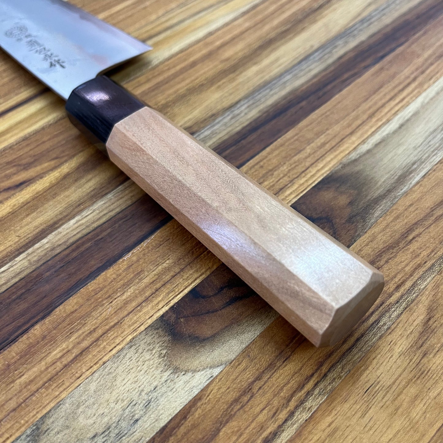 Kikuichi *LIMITED EDITION* Ginsan Nashiji 165mm (6.5") Santoku w/ Cherry Handle