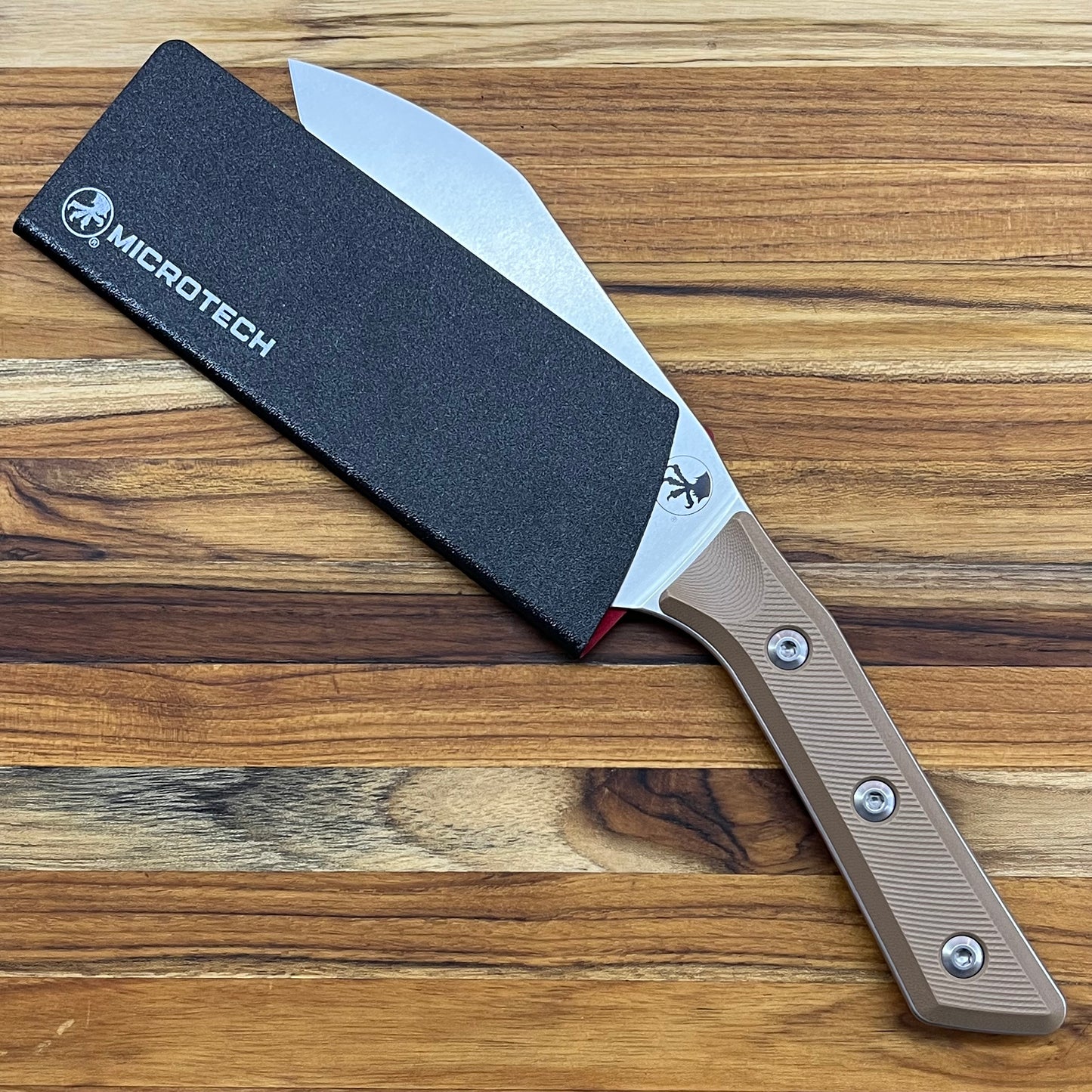 Microtech Culinary 6" Santoku w/ Coyote Tan G10 Handle