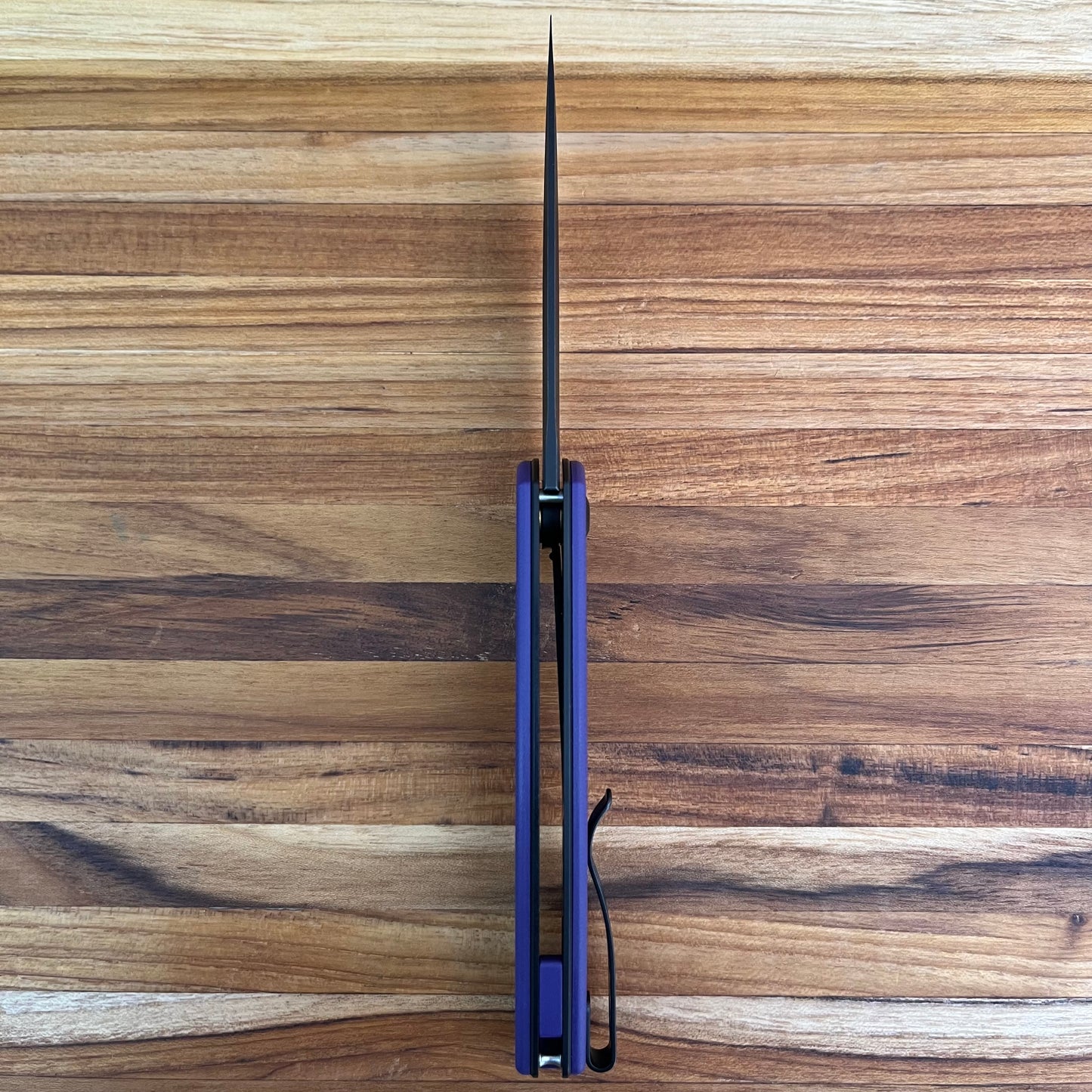 Civivi Mini Asticus 3.25" Flipper Knife w/ Purple Handles