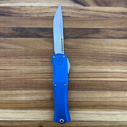 Microtech Mini Hera II 30th Anniversary S/E 3" OTF w/ Blue Aluminum Handle