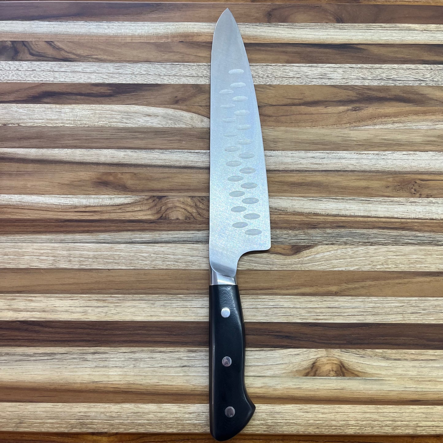 Perfect Edge Cutlery Dragon Ice 9" Chef's Knife w/ Double Hallow-Ground
