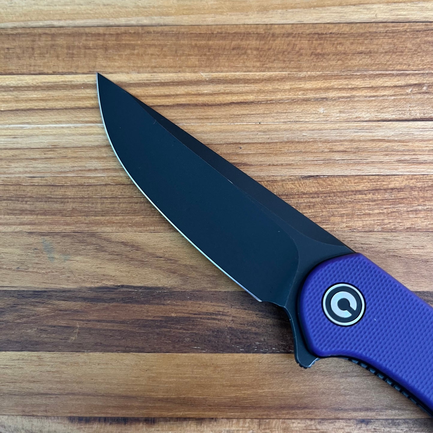 Civivi Mini Asticus 3.25" Flipper Knife w/ Purple Handles