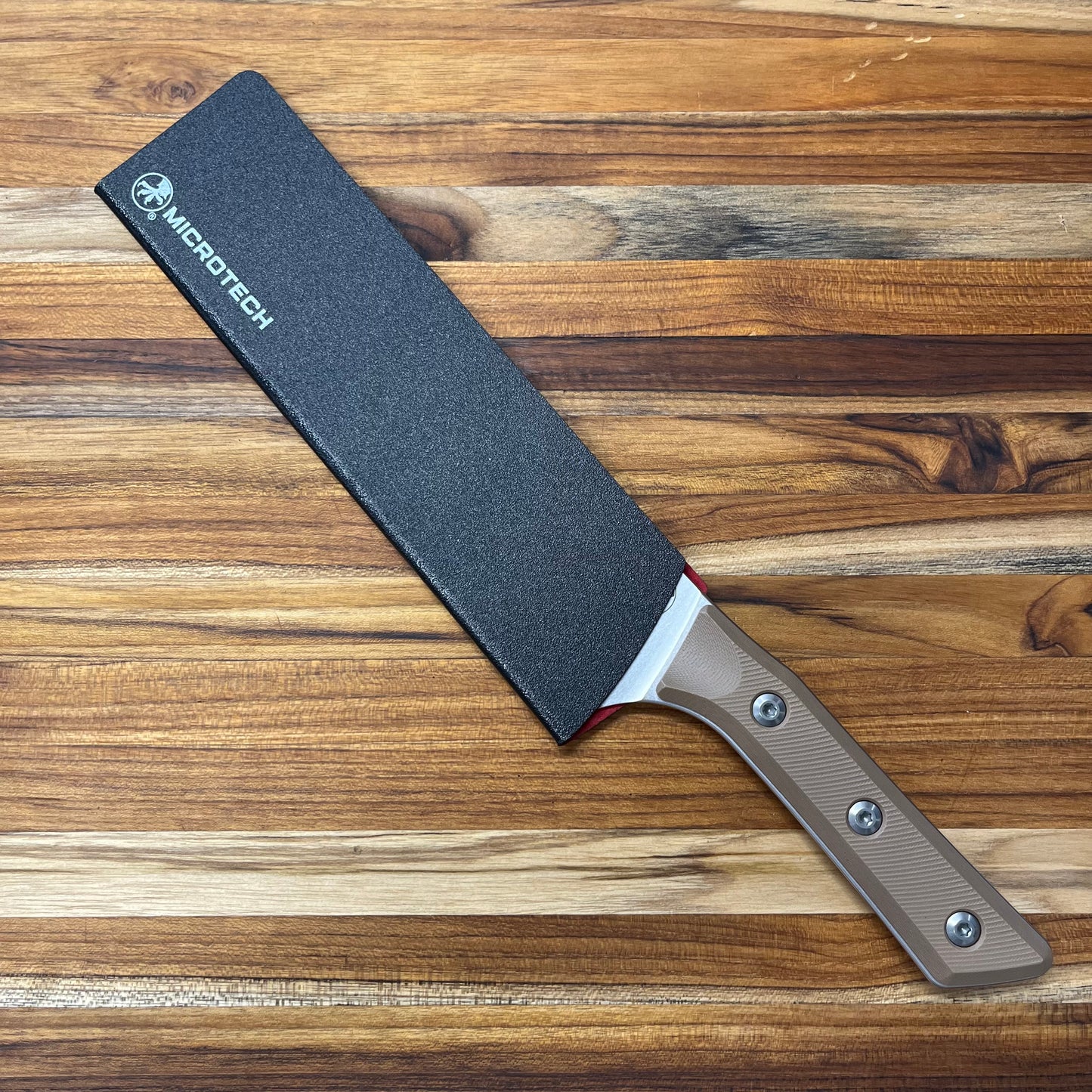 Microtech Culinary 8" Chef's Knife w/ Coyote Tan G10 Handle