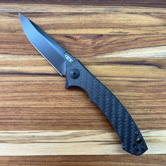 Zero Tolerance Sinkevich 3.25" Flipping Knife w/ Carbon Fiber Front & Titanium Back Handle