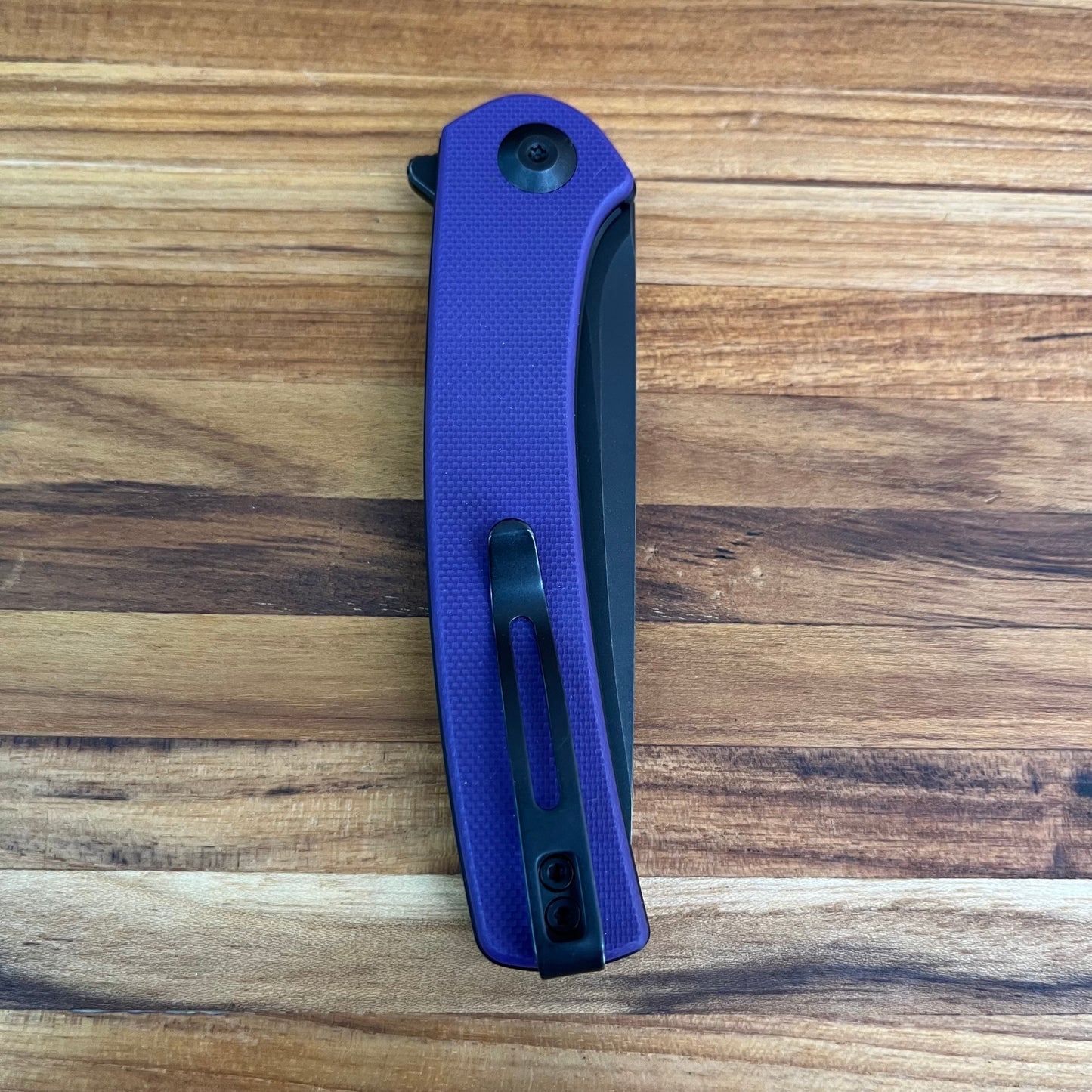 Civivi Mini Asticus 3.25" Flipper Knife w/ Purple Handles
