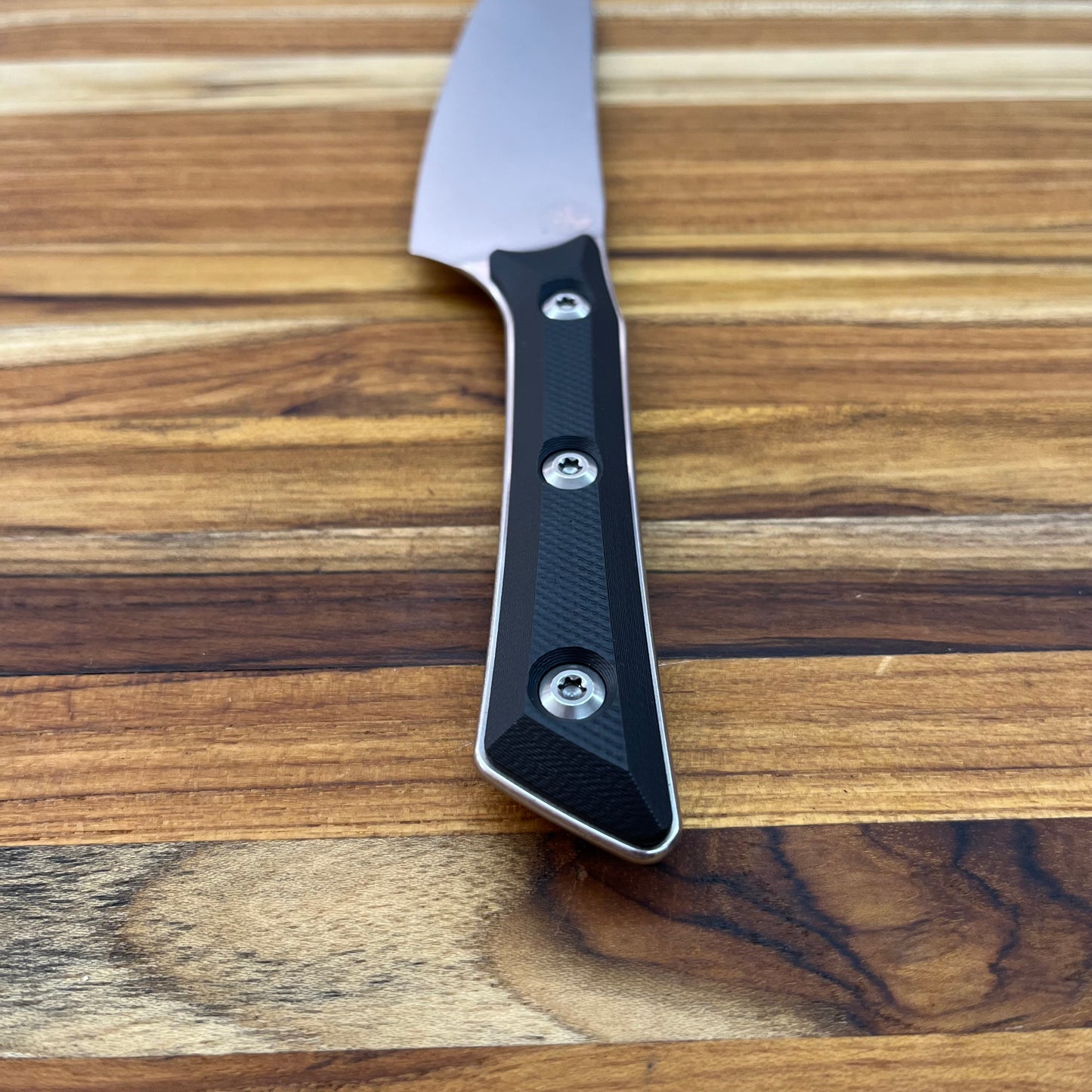 Microtech Culinary 6" Utility Knife w/ Black G10 Handle