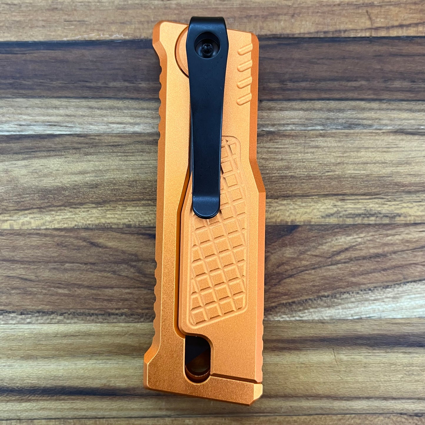 Reate Exo-U Gravity 2.5" Utility Knife w/ Orange Diamond Handle