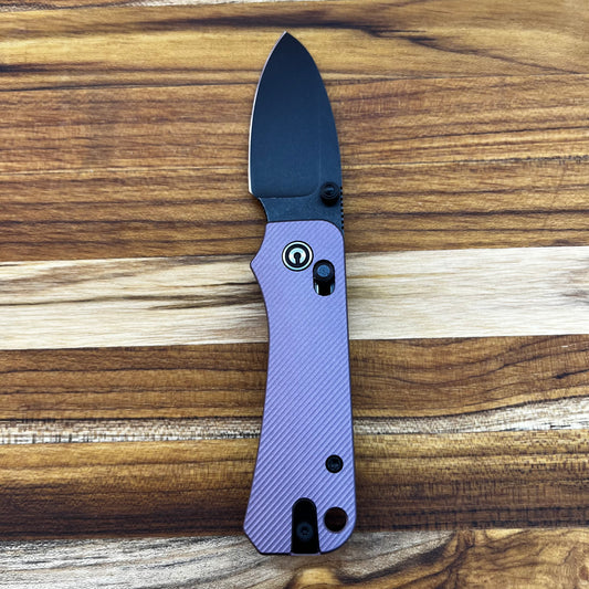 Civivi Baby Banter 2 2.25" Folding Knife w/ Textured Purple Aluminum Handle
