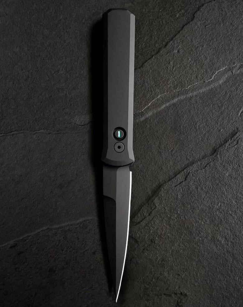 Pro-Tech Godfather Operator Edition 4" All Black Auto