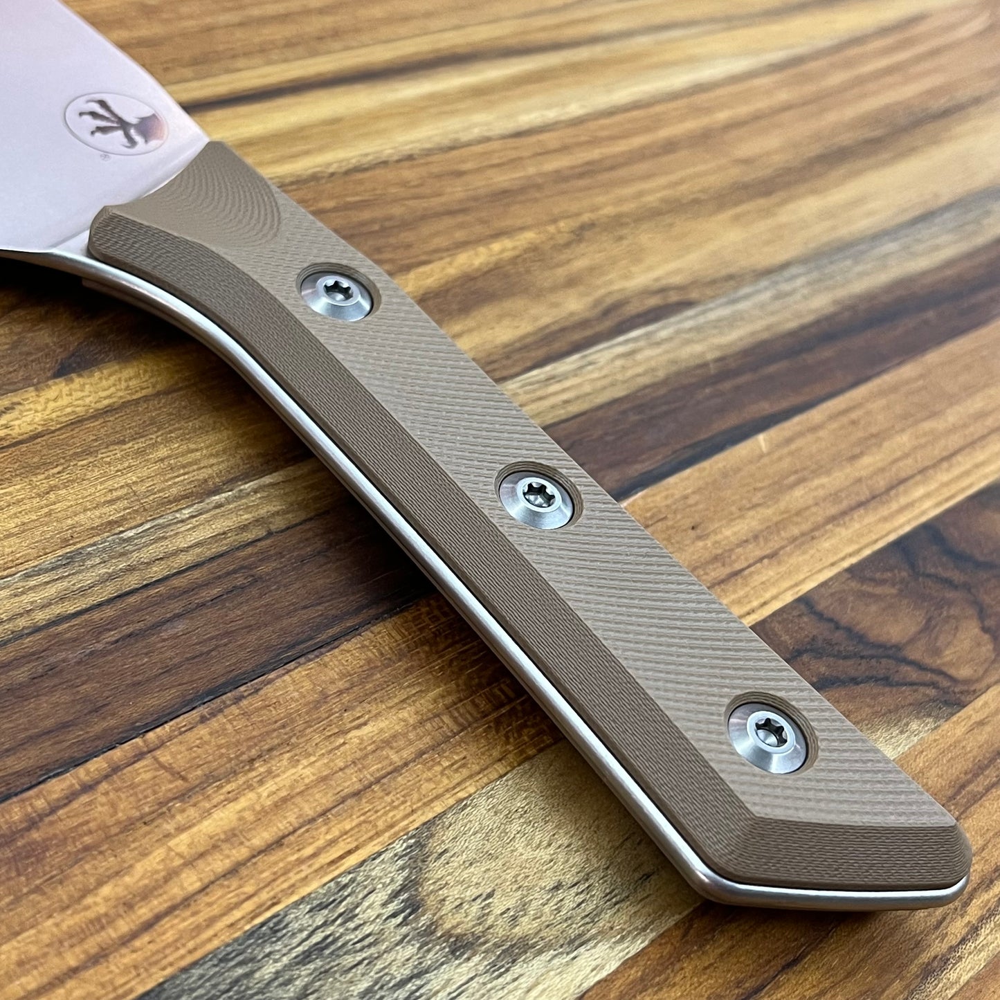 Microtech Culinary 6" Santoku w/ Coyote Tan G10 Handle