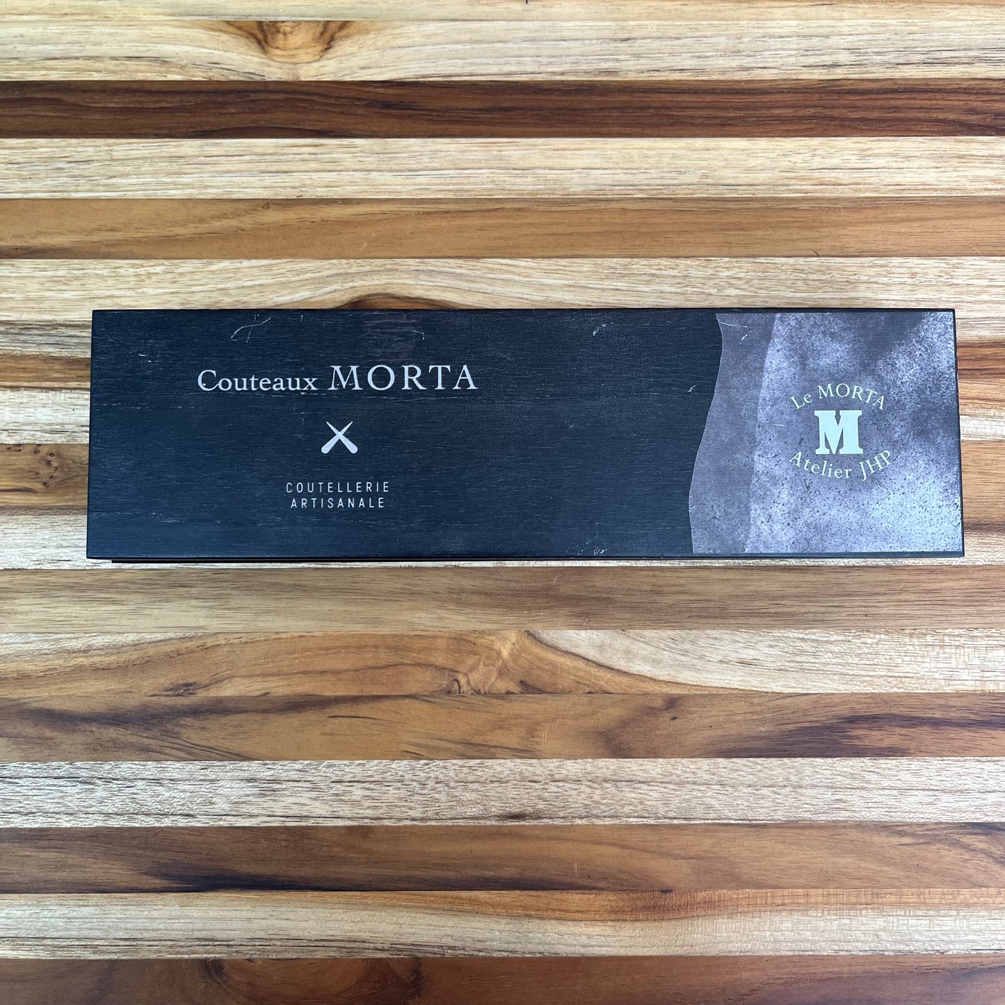 Le Morta 2 Piece Table Knife Set w/ Wooden Box