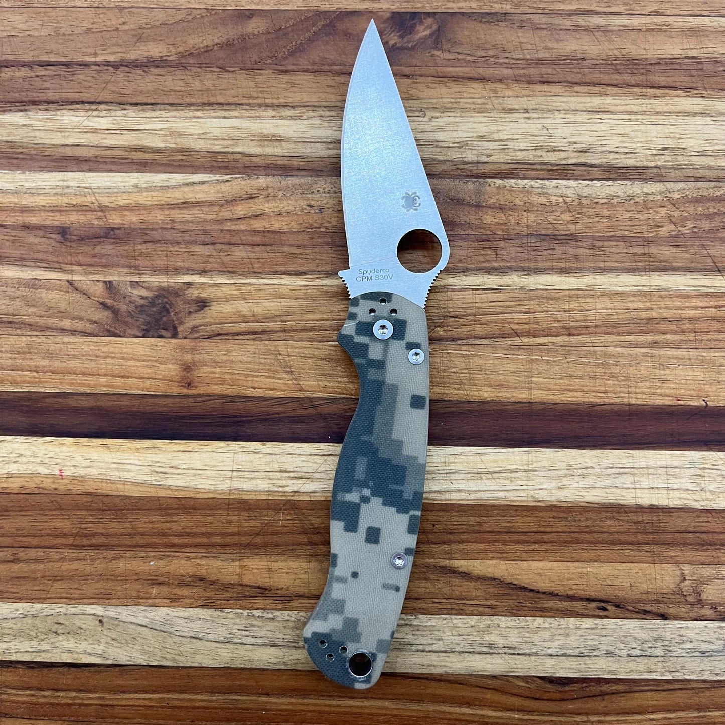 Spyderco Para Military 2 Camo G10 Folder
