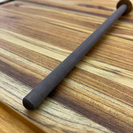 PEC Medium Ceramic 10" Honing Rod w/ Natural Handle