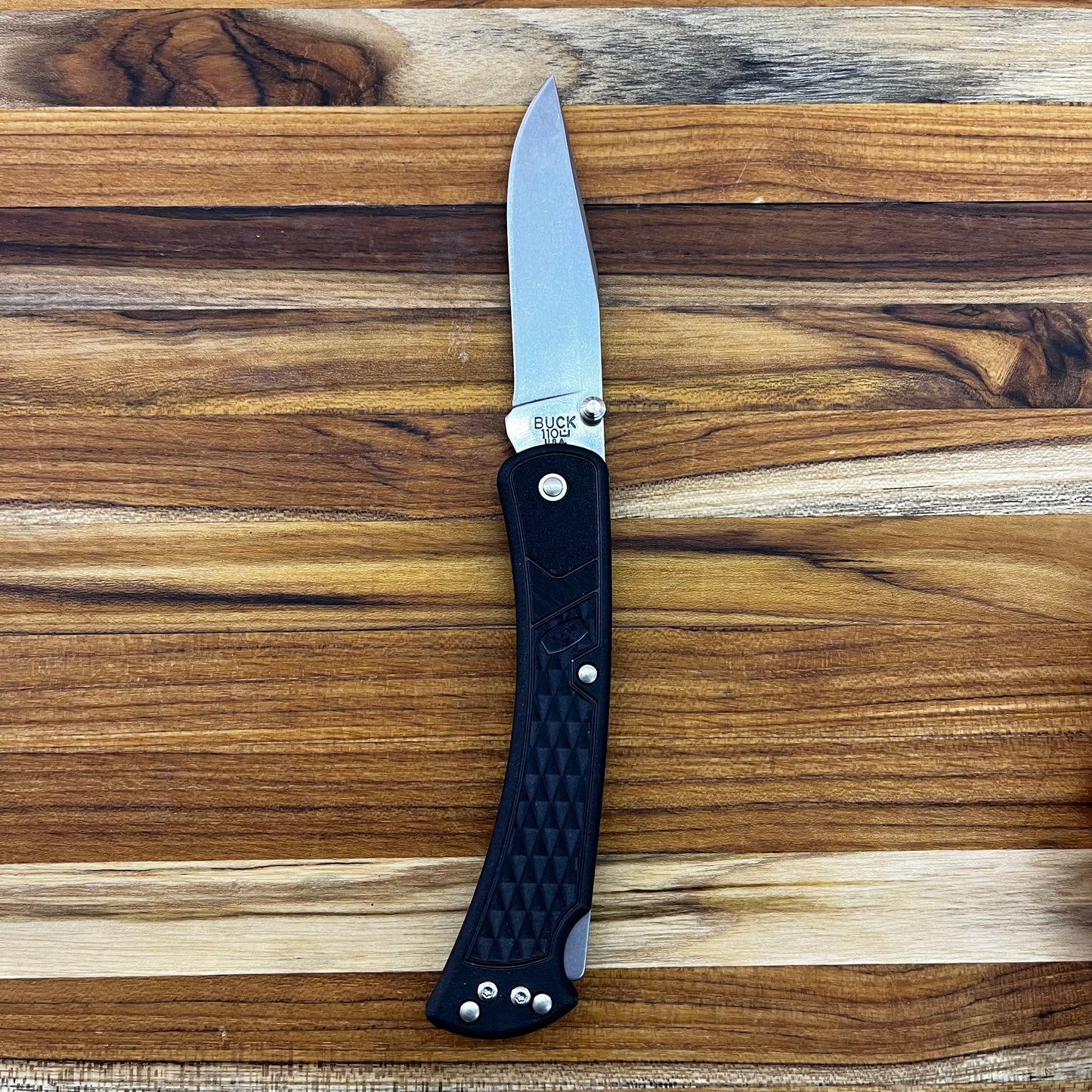 Buck 110 Slim Select Black Lockback Knife