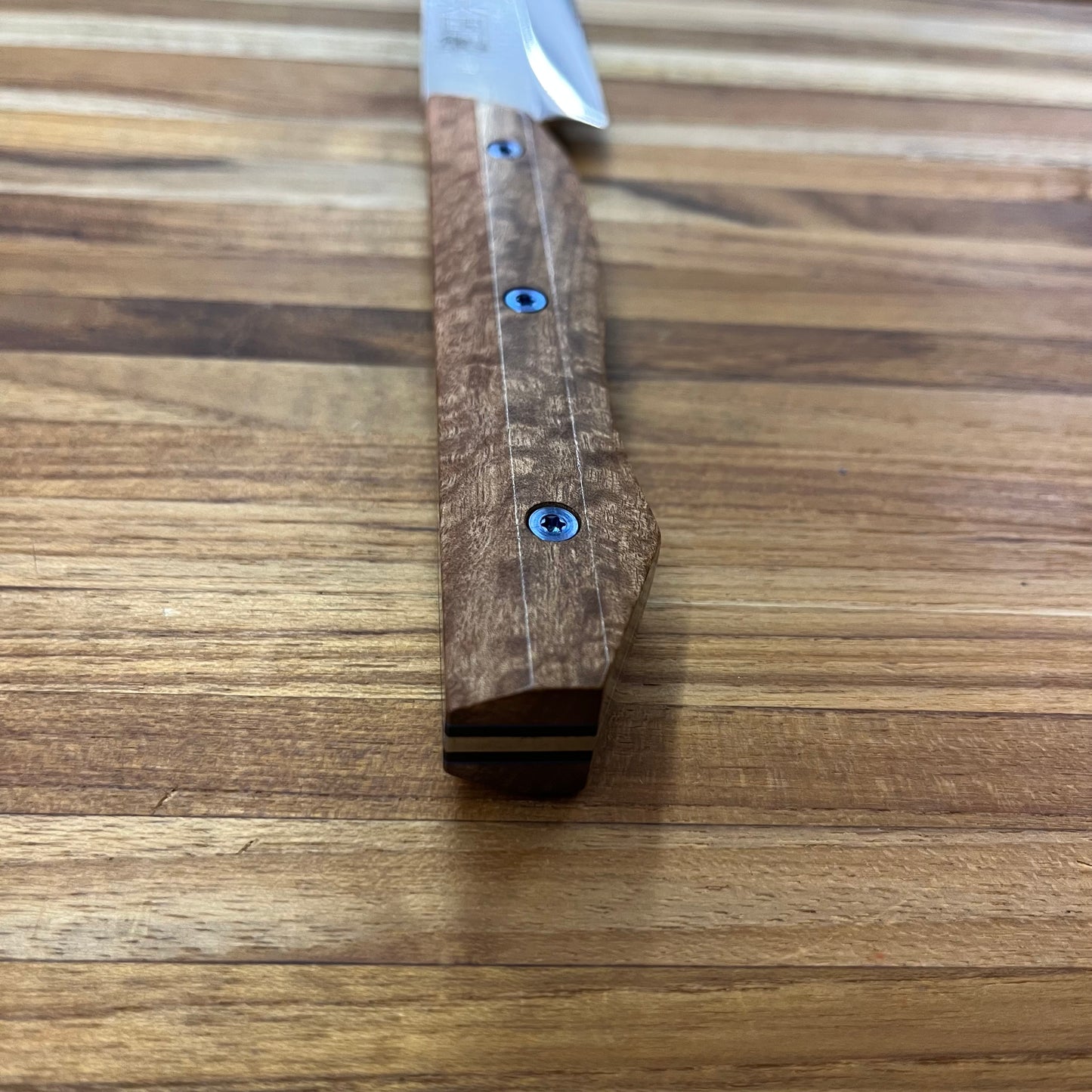 Meglio Semi-Custom 320mm (12.5") Sakimaru Yanagiba w/ Blue Gum Eucalyptus Handle