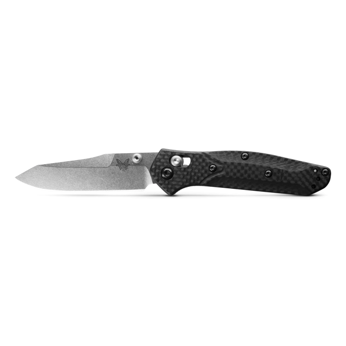 Benchmade Mini Osborne 3" Folding Knife w/ Carbon Fiber Handle