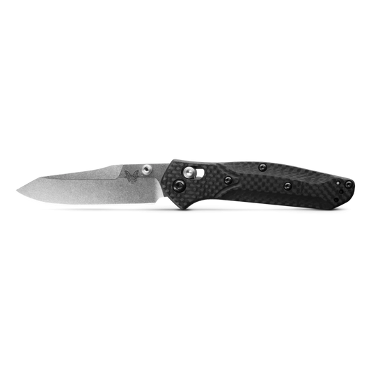 Benchmade Mini Osborne 3" Folding Knife w/ Carbon Fiber Handle