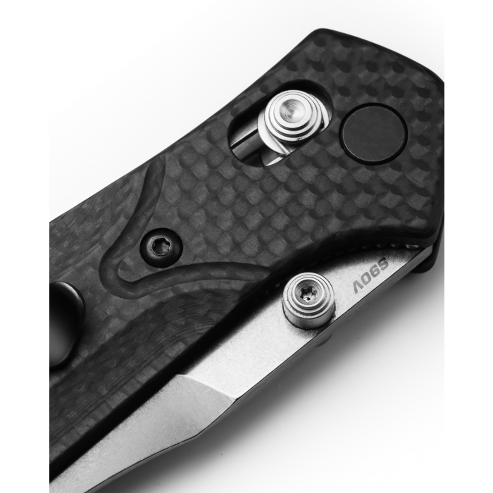 Benchmade Mini Osborne 3" Folding Knife w/ Carbon Fiber Handle