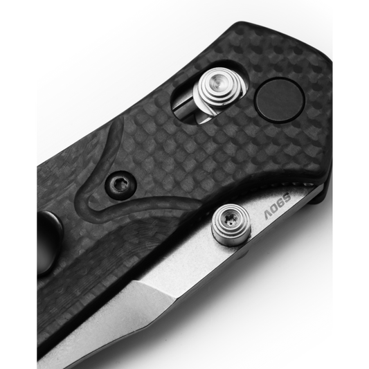 Benchmade Mini Osborne 3" Folding Knife w/ Carbon Fiber Handle