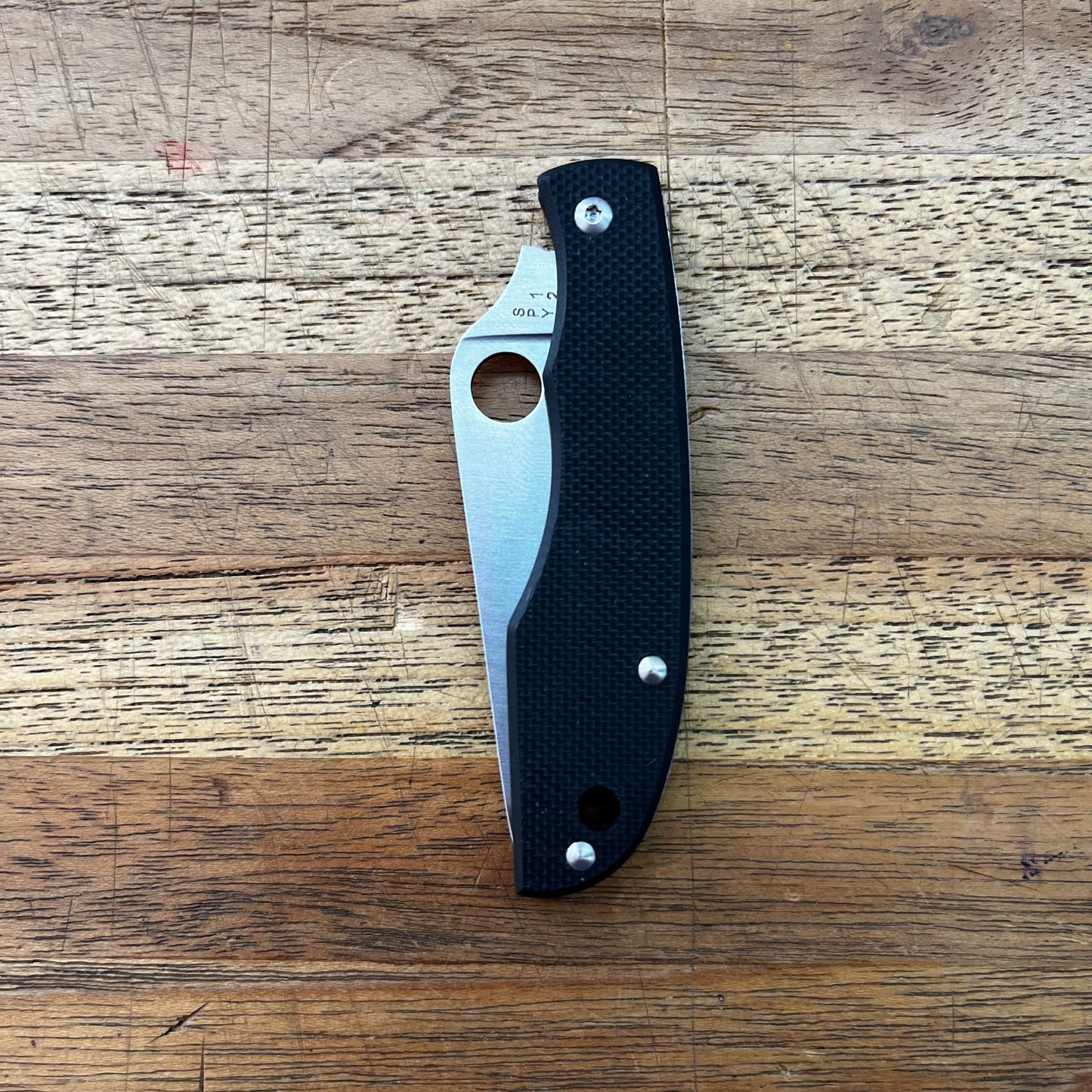 Spyderco Grasshopper 2" Folding Knife Black Handle