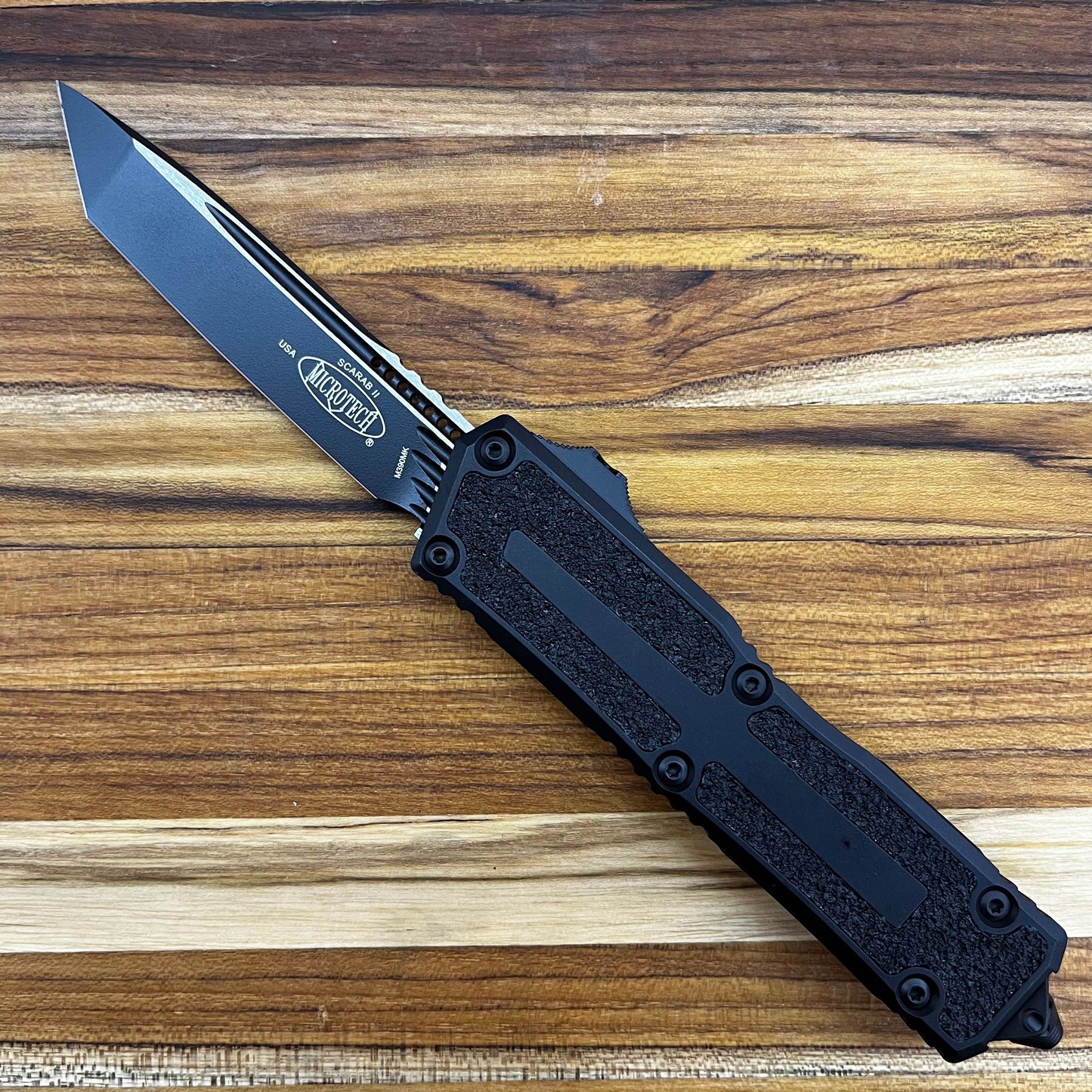 Microtech Scarab II Gen III T/E 4" All-Black OTF