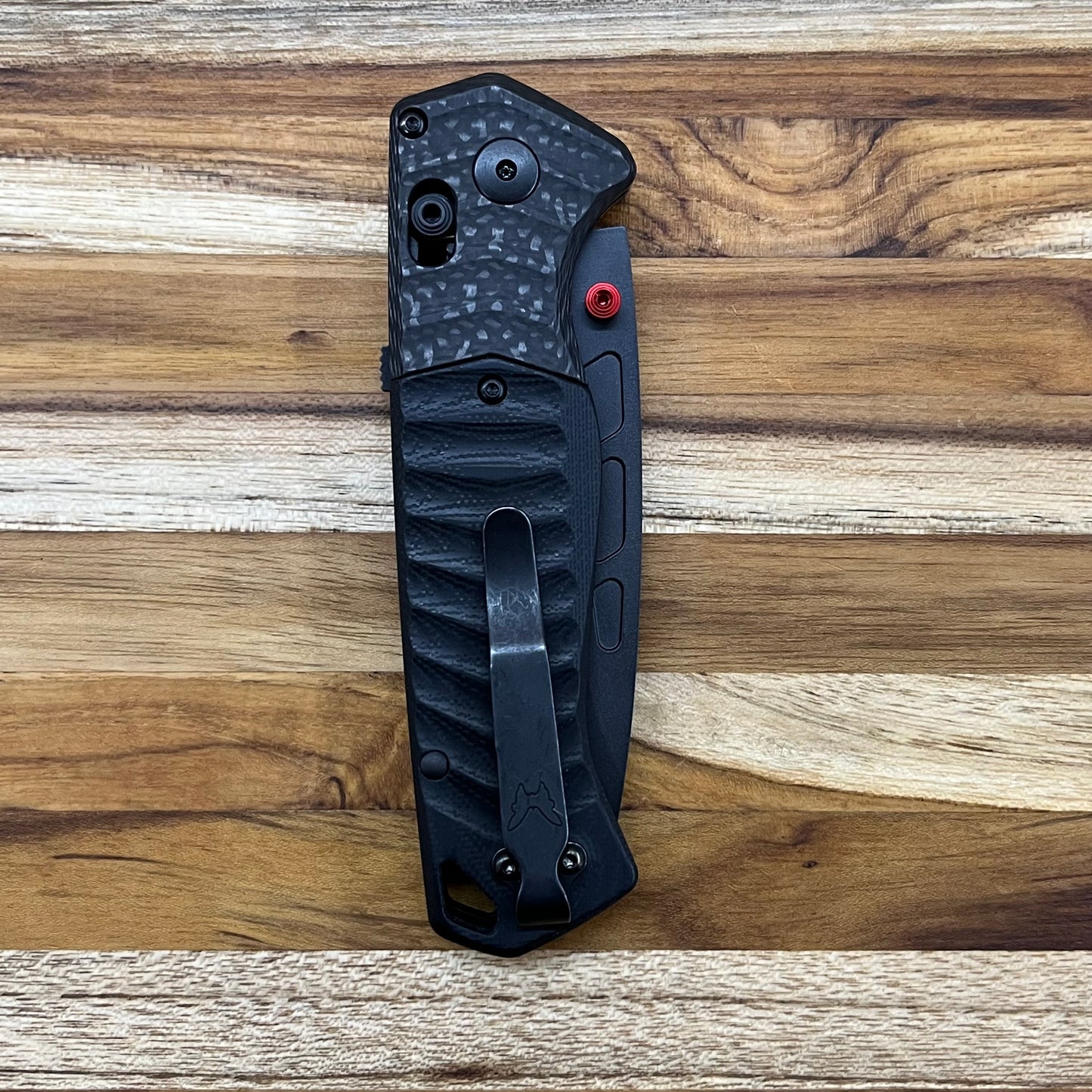 Benchmade PSK 3.5" Folding Knife w/ Carbon Fiber & Black G10 Handle