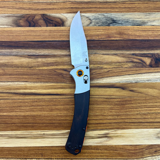 Benchmade Crooked River 4" Folding Knife w/ Dymondwood Handle