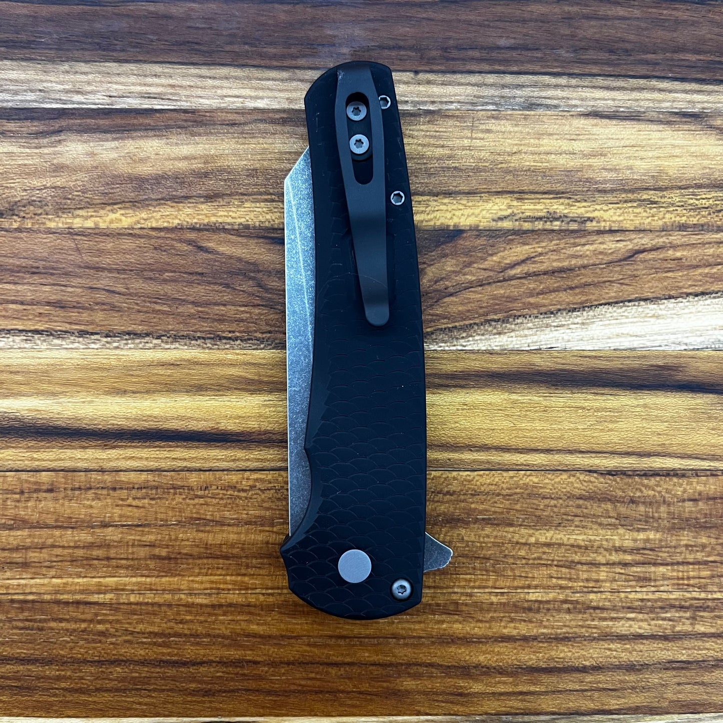 Pro-Tech Malibu 3.25" Flipping Knife w/ Black Dragon Scale Aluminum Handle