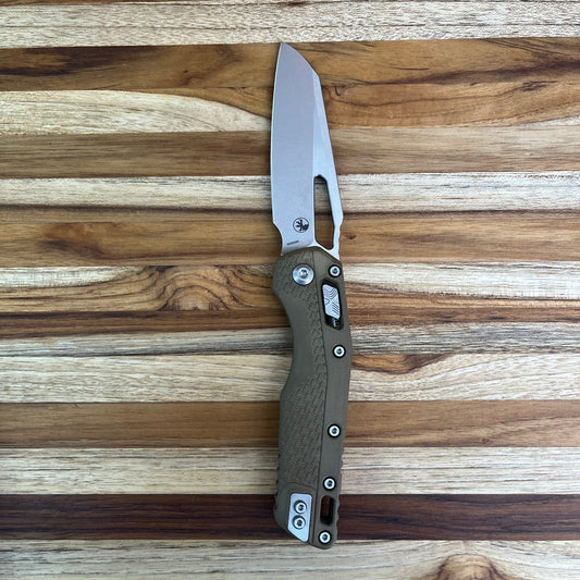 Microtech MSI 3.5" Folding Knife w/ RAM-LOK & Dark Earth Polymer