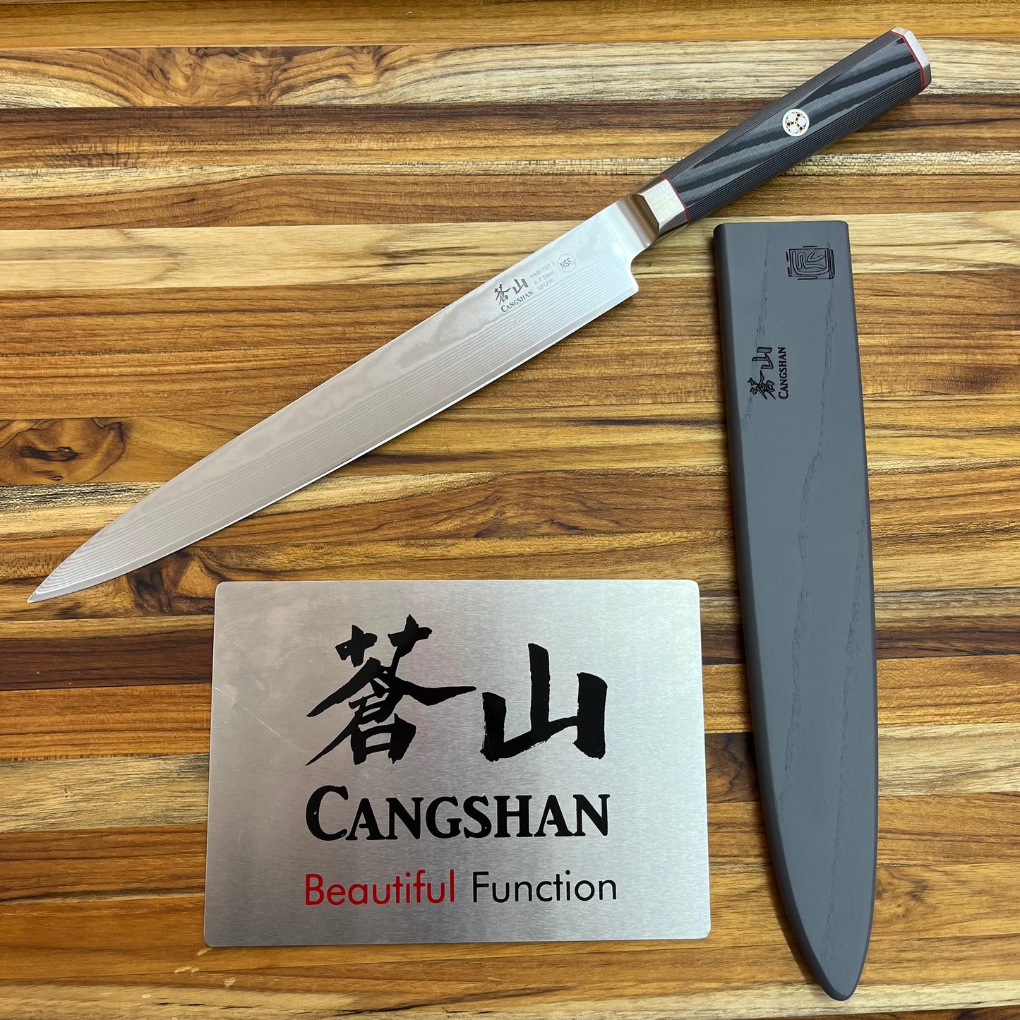 Cangshan Yari 10" Sujihiki w/ Saya