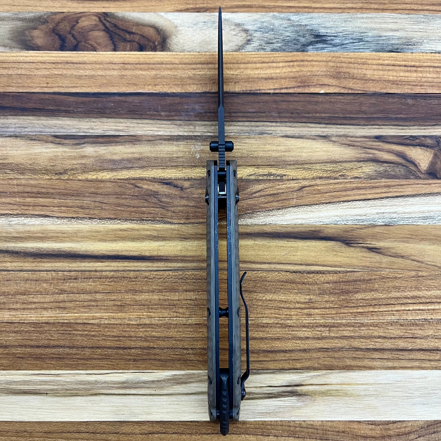 Benchmade Mini Bedlam 3.5” Folding Knife Layered Handle
