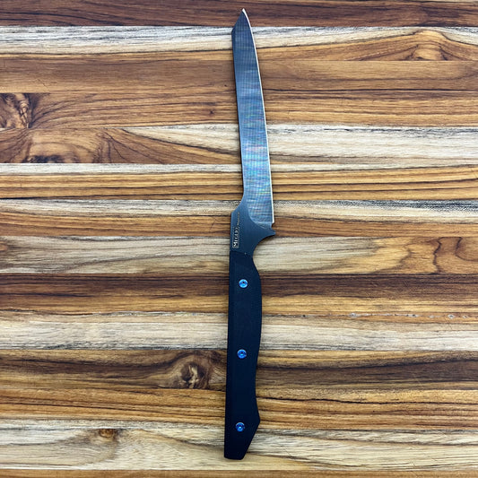 Meglio Production 6" DLC Offset Boning Knife