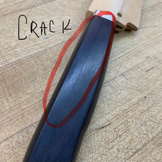 Kikuichi Kengata Ginsan 300mm (12") Mirror Polished Takohiki w/ Ebony Handle & Saya