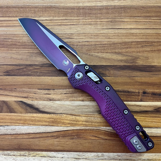 Microtech MSI 4" Folding Knife w/ Faded Sangria Handle