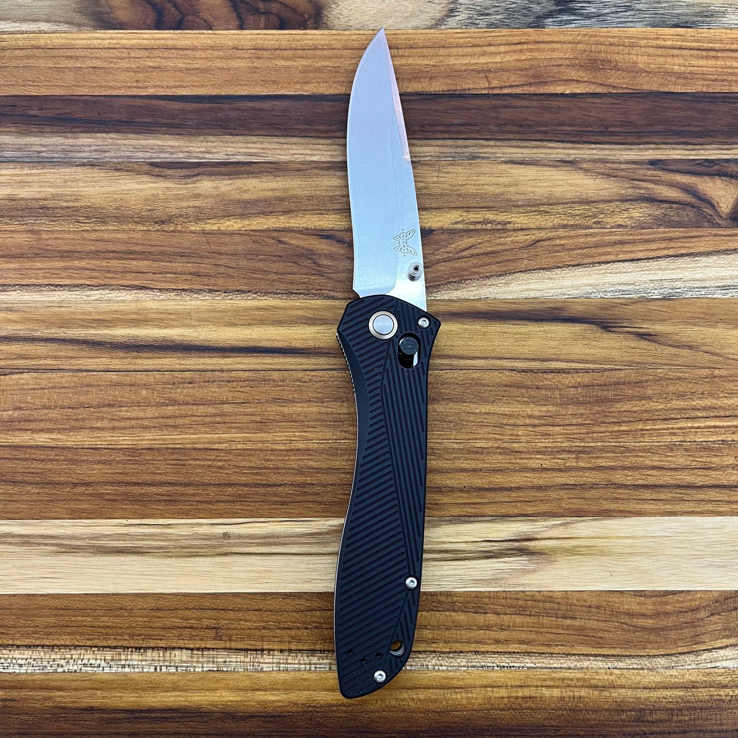 Benchmade Seven | Ten 4" Folding Knife w/ Black Aluminum Handle