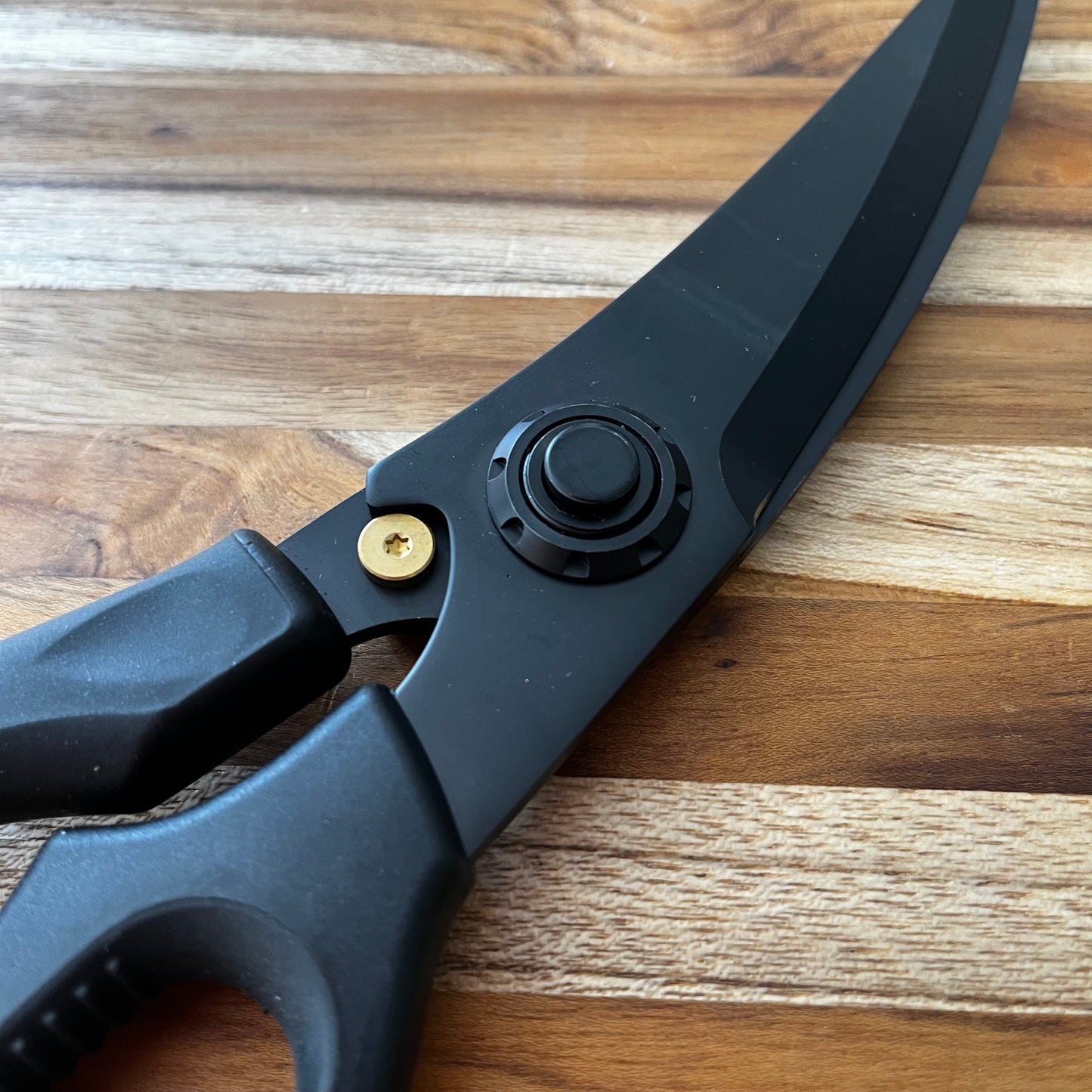 Messermeister Push Button Take-Apart 10" Poultry Shears w/ Black Titanium